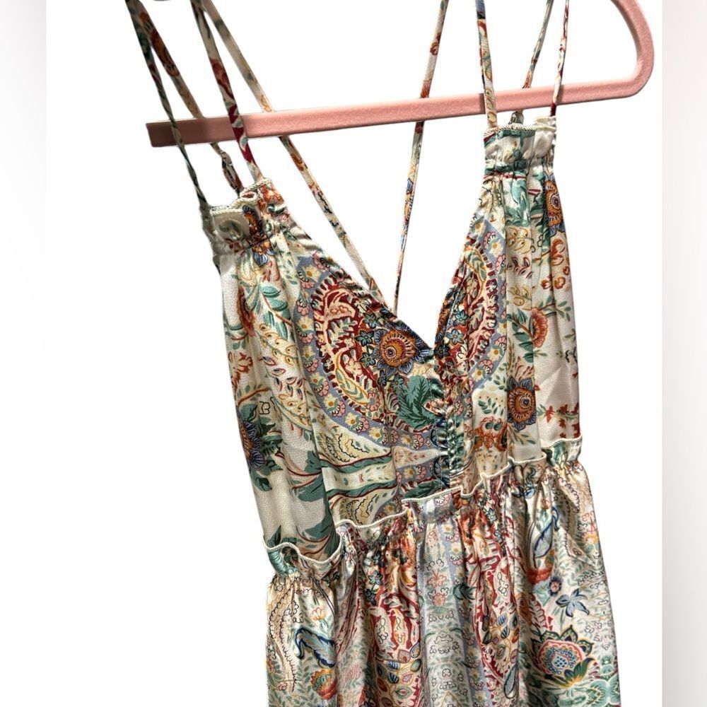 CIDER•PRINT BABYDOLL DRESS - Picture 3 of 4